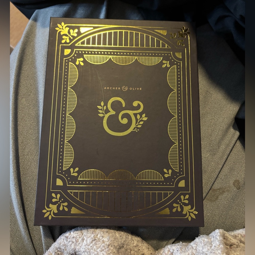 Archer & Olive Gold and Black Journal